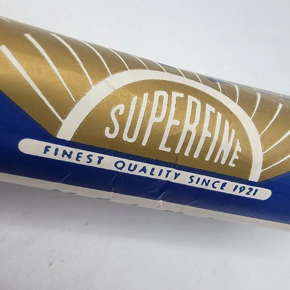 NOS‎ Vintage Superfine Black Sunray Brand Yarn Virgin Wool Rayon One Ounce